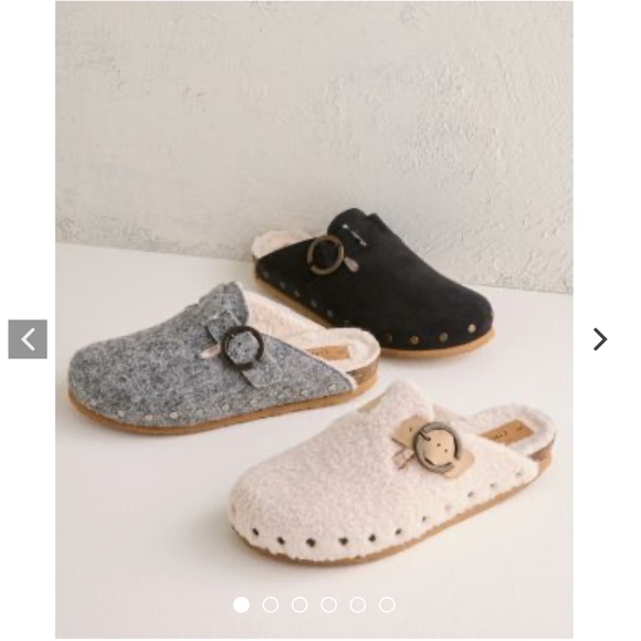 New Garnet Hill Willow Clog Tan Suede Wool Cozy Clogs Women’s 11 - Picture 13 of 13